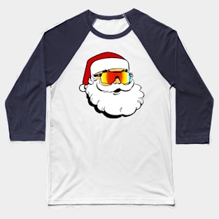 Santa Claus wearing cool skiing sunglasses Baseball T-Shirt